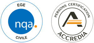 Marchio NQA EGE civile e marchio ACCREDIA certificazione di persone: verifica sul registro NQA (si apre in una nuova scheda)